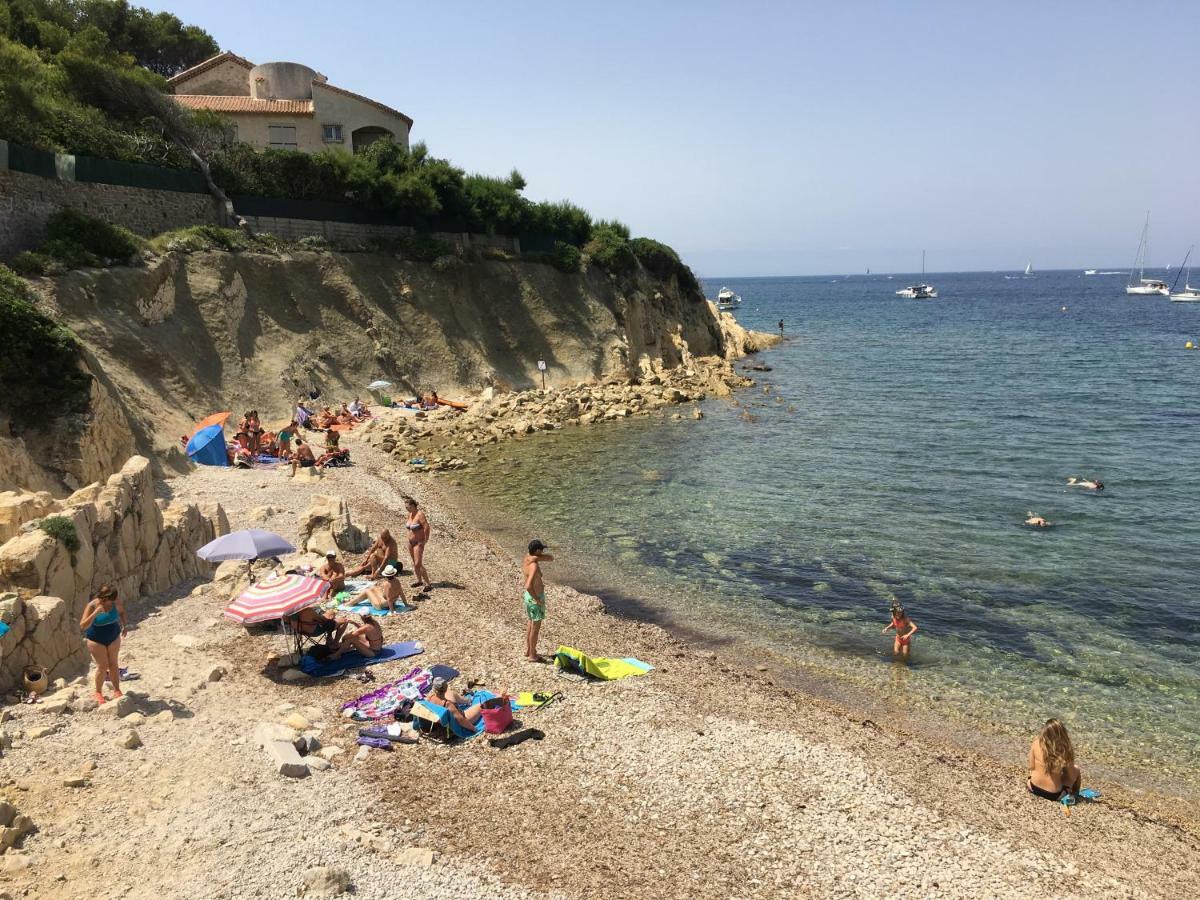 T2 Rez De Jardin 300M Plage De Beaucours Sanary Sur Mer Εξωτερικό φωτογραφία